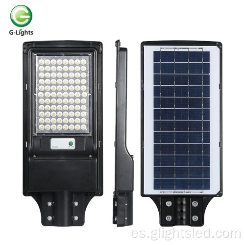 Farola solar LED todo en uno de 80w 120w para exteriores